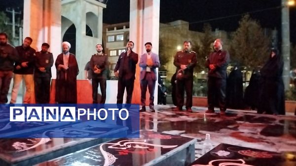 غبار روبی مقبره شهدای گمنام نیشابور