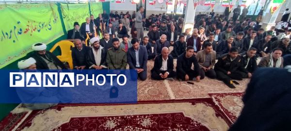 برگزاری باشکوه مراسم حماسه ۹ دی در مصلای مسجد کوهنانی