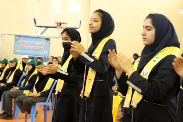 مراسم نمادین بزرگداشت سالروز تاسیس سازمان دانش آموزی در چهارمحال‌وبختیاری 