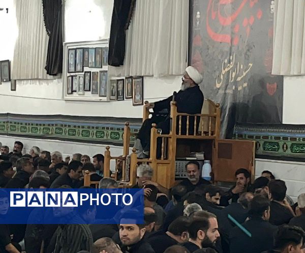 حضور امام جمعه کاشمر در جمع عزاداران روستای ممرآباد