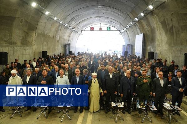 افتتاح طولانی‌ترین تونل جاده‌ای کرمانشاه 