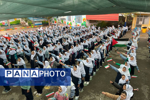 دانش‌آموزان شهرستان پیشوا در سوگ سید حسن نصرالله