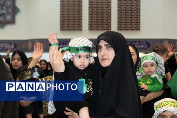 اجتماع بزرگ شیرخوارگان حسینی در حسینیه ثارالله یاسوج