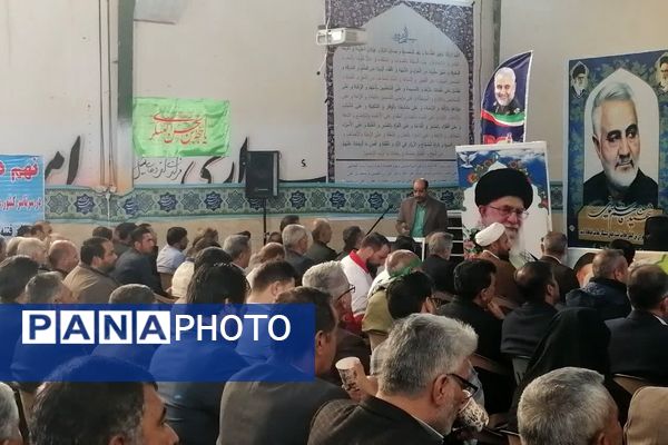 مراسم بزرگداشت حماسه ۹ دی در شهرستان بیضا