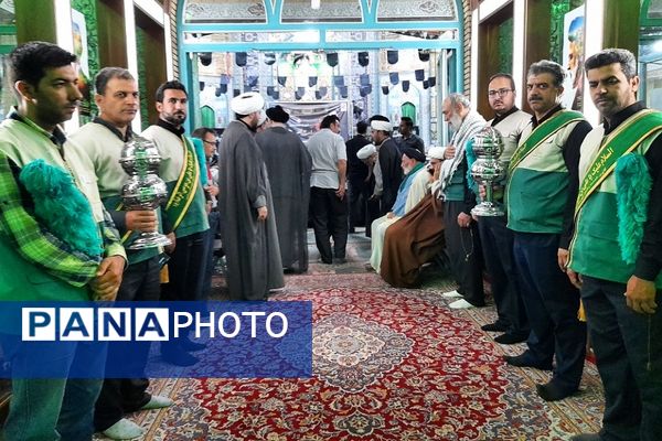 مراسم بزرگداشت شهدای خدمت در شهرستان ورامین 