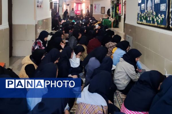 مراسم  ایام فاطمیه در آموزشگاه امام خامنه‌ای شاهد 16ناحیه 4 شیراز
