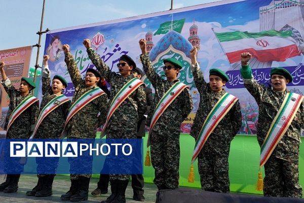 راهپیمایی ۲۲بهمن در کهریزک و باقرشهر