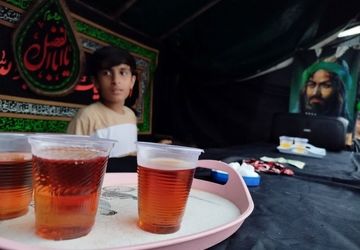 برپایی موکب نوجوانان قاسم‌بن‌الحسن (ع) در آمل 