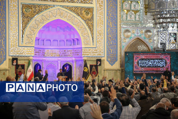 حال و هوای حرم مطهر رضوی در شب وفات حضرت زینب سلام الله علیها