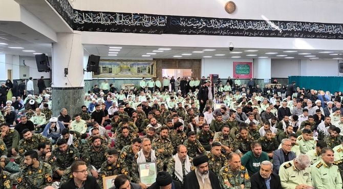 گرامیداشت یاد خاطره شهدای اقتدار فراجای غرب‌ استان تهران