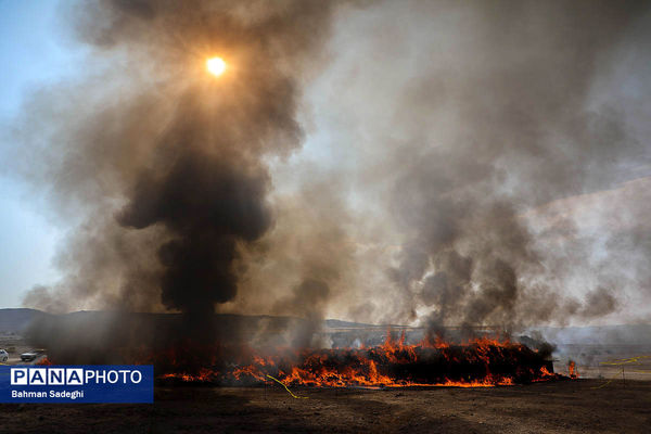 امحای ۲۰ تن مواد مخدر