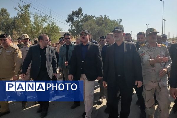 بازدید وزرای ایران و عراق از آمادگی مرزهای مشترک 