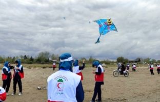 برگزاری پویش ساحلی «بادبادک‌های امید» در  مرحله کشوری سیزدهمین دوره مسابقات آماده دختران