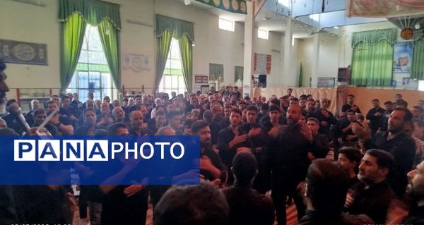 مراسم عاشورای حسینی در مسجد شهدای گمنام نیشابور 