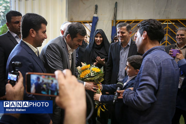 مراسم بدرقه کاروان ورزشی دانش‌آموزی به ژیمنازیاد جهانی دانش‌آموزی بحرین 2024