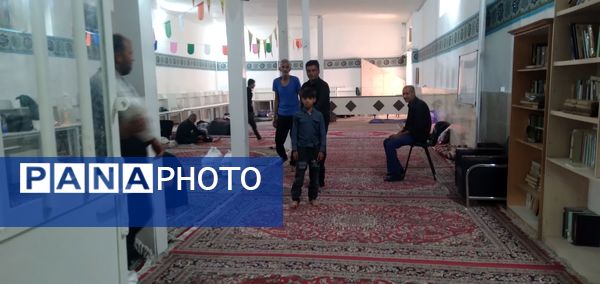 برپایی موکب گام‌های عاشقی امام رضا(ع) در دبیرستان جباریان مشهد