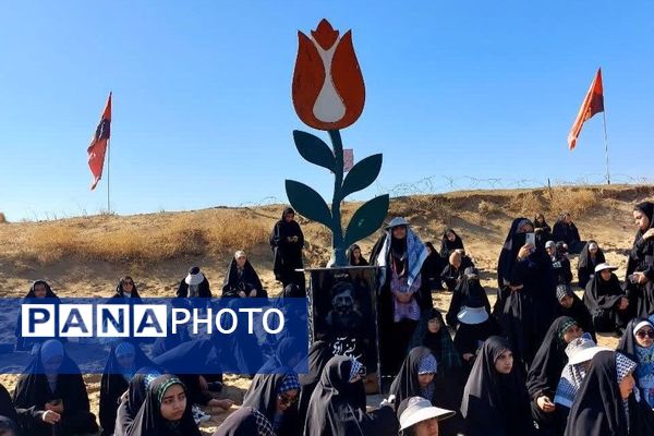 سفر دانش‌آموزان دختر ناحیه۶ مشهد به راهیان نور