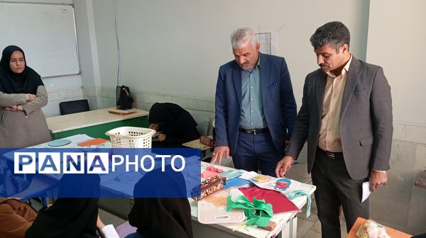 پایش میدانی رئیس اداره فنی و حرفه‌ای استان از هنرستان حضرت زهرا (س) بن