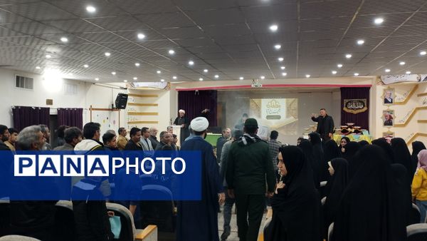 مراسم استقبال تشییع وداع و تکریم شهید خوشنام در خلیل آباد 