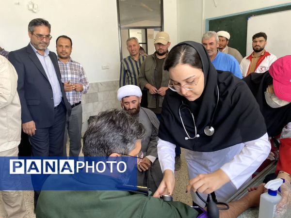 اعزام کاروان سلامت جمعیت هلال احمر مانه و سملقان به مناطق محروم بربر قلعه