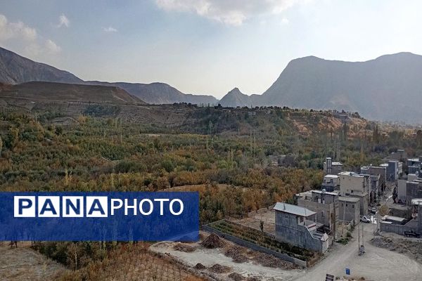 تصاویر زیبا از پاییز رنگارنگ در شهر دار السادات بار نیشابور 