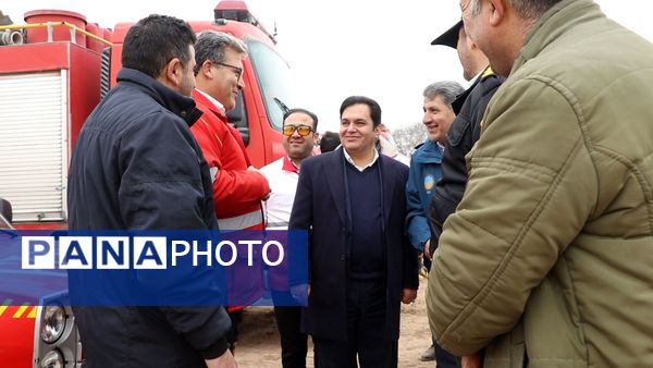 مانور زلزله با محوریت ارزیابی کمیته‌های بحران در سالروز زلزله بم در نظرآباد