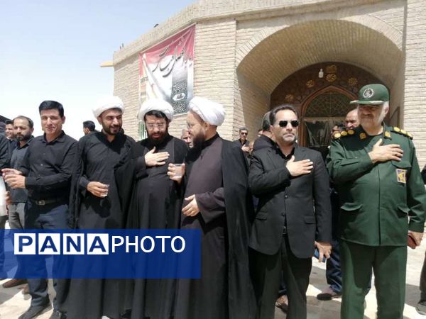 امامزاده سین حسن روستای میرآباد، میزبان مسئولان شهرستان خلیل‌آباد