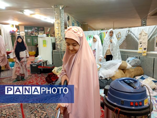 اعتکاف دانش‌آموزی فرصتی برای آرامش و تفکر