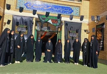 مراسم شهادت حضرت فاطمه زهرا (س) در دبستان عصمت دامغان