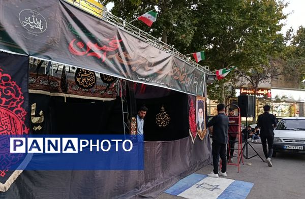 برپایی موکب دختران بصیرا در بجنورد 