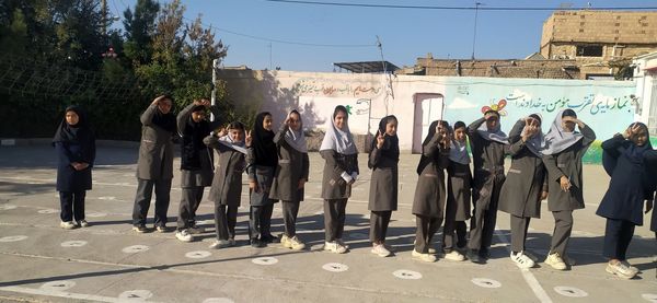 شور و شوق انتخاباتی در فضای دبستان شهید نجفی فدافن