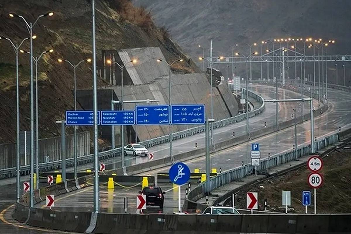 بازگشایی دوطرفه جاده چالوس از ساعت ۱۶ امروز