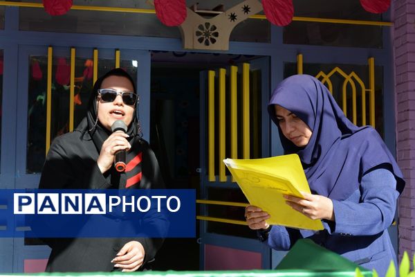 جشن میلاد حضرت زینب(س) با حضور مادر پرستار در دبستان علویان بهارستاندو