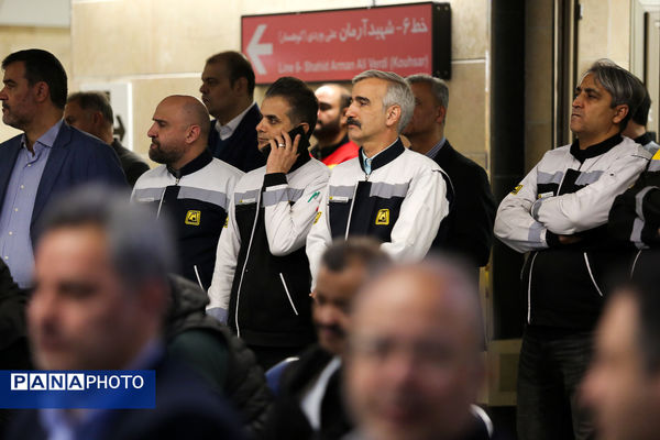 آیین بهره‌برداری از ایستگاه متروی «مریم مقدس»