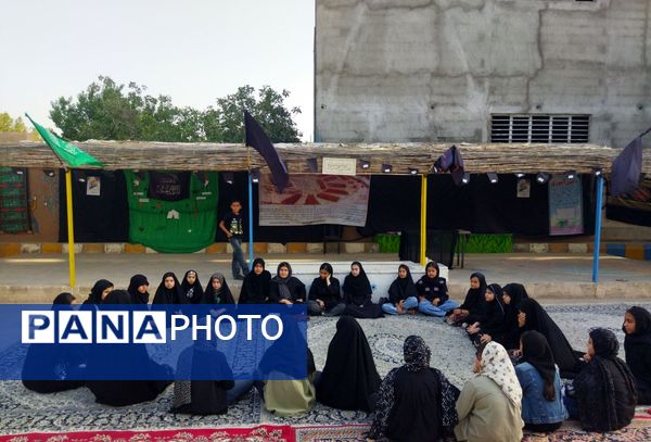هیئت دانش آموزی دختران حاج قاسم در خلیل آباد