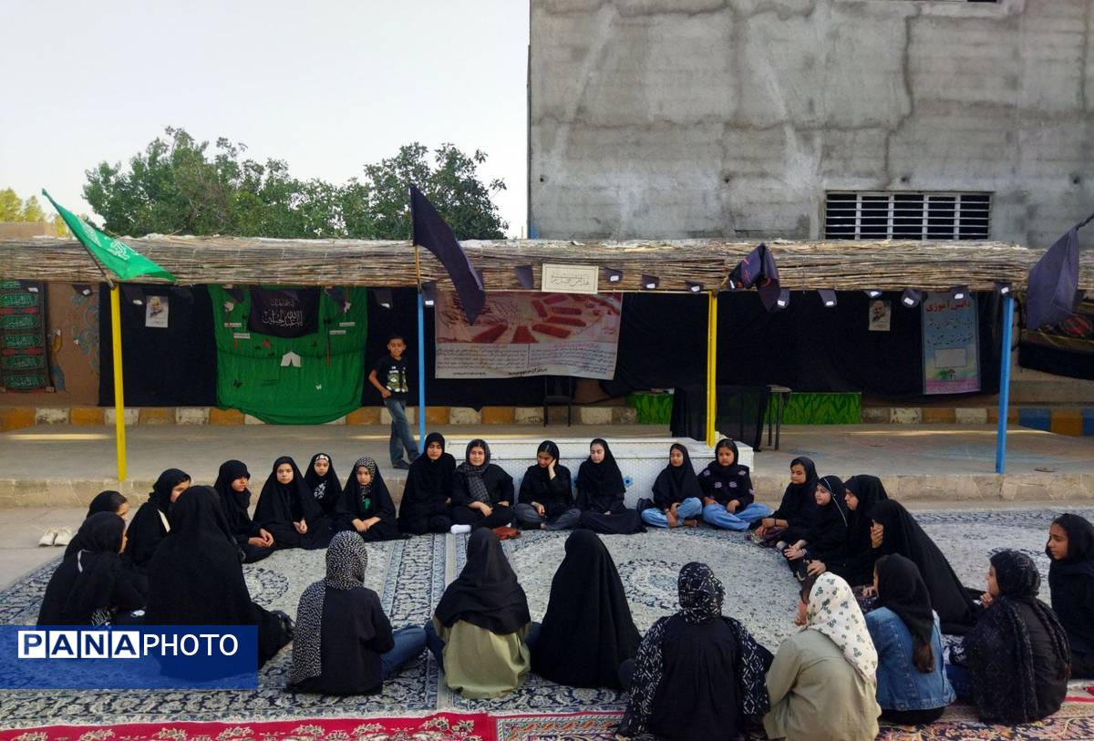 هیئت دانش آموزی دختران حاج قاسم در خلیل آباد