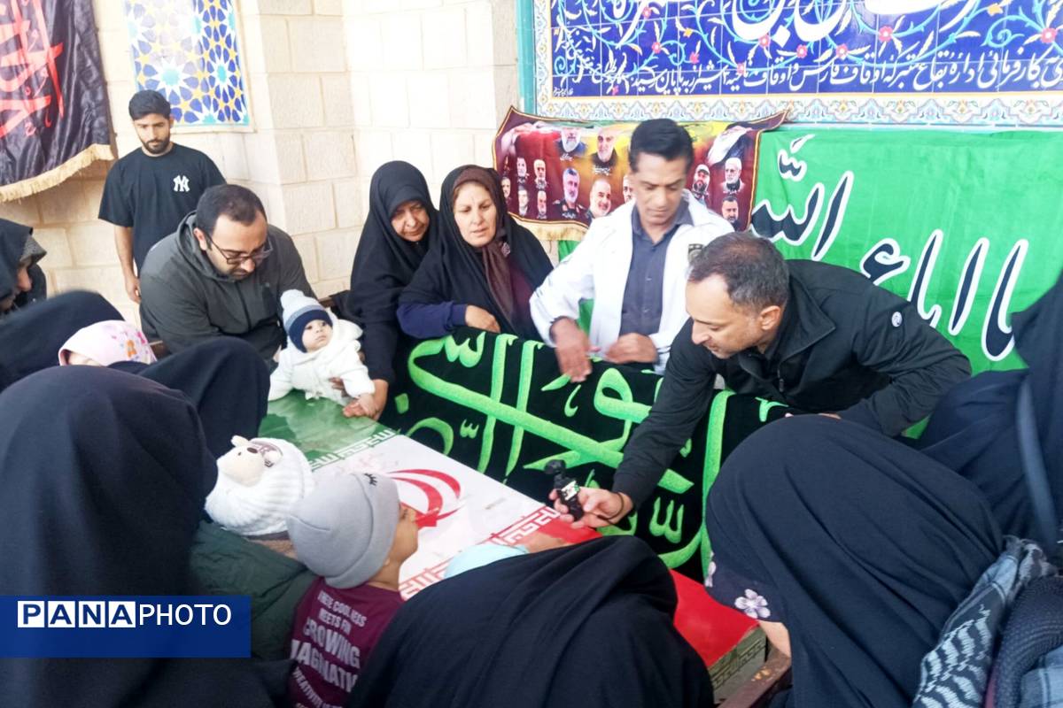 دانش‌آموزان کوهنورد دبستان شاهد حیات زائر شهید گمنام شدند