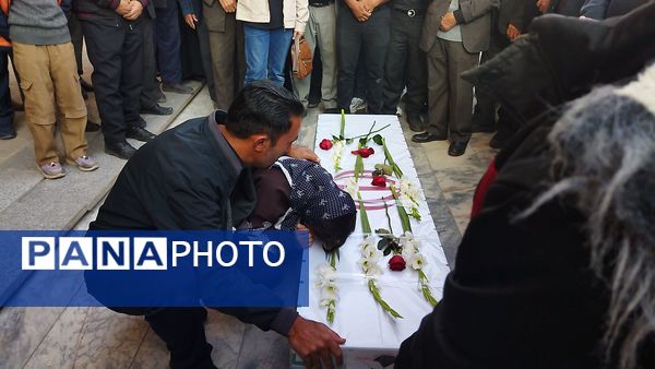 تشییع پیکر جانباز شهید علی فتح آبادی در نیشابور 