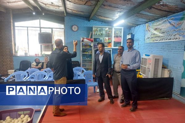 نظارت بر پیشرفت بازسازی مجموعه ورزشی محمد حسین ثمری در ملارد