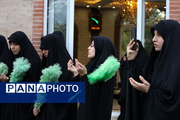 برگزاری مراسم باشکوه استقبال از شهدای گمنام در کرج 