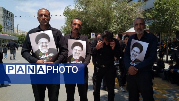 وداع مردم مشهد مقدس با رفیق حاج قاسم و رهرو شهید رجایی