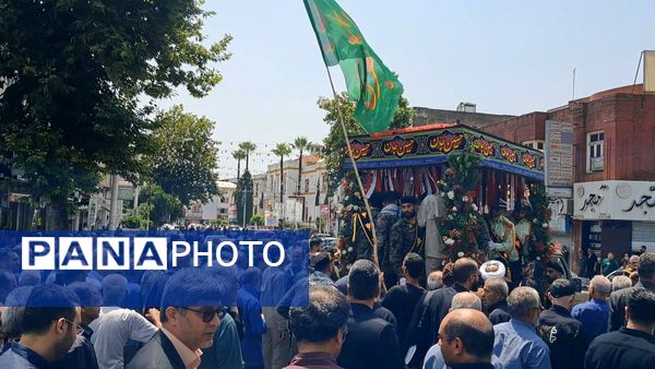 قائمشهر به سوگ شهید محمد حیدری قادیکلایی