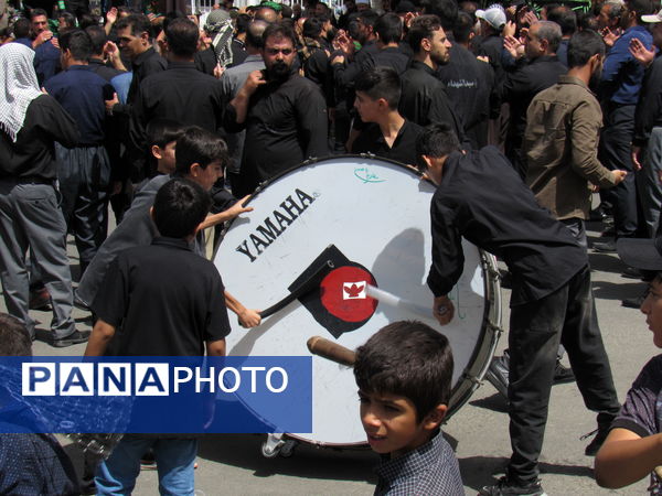 مراسم تاسوعای حسینی در کامیاران 
