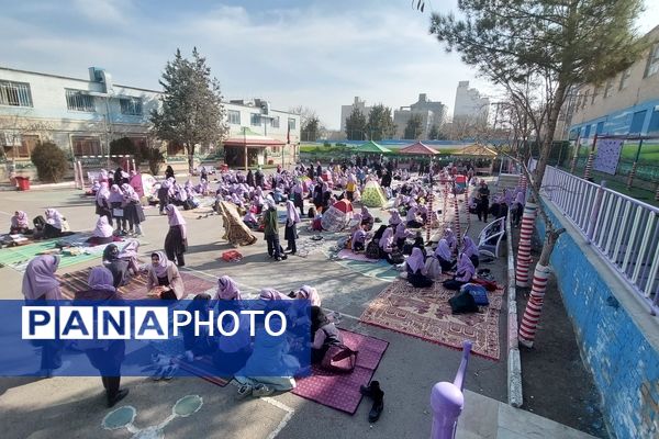 برگزاری اردوی درون مدرسه‌ای و جشنواره غذا در دبستان شاهد تحقیقی ناحیه ۶