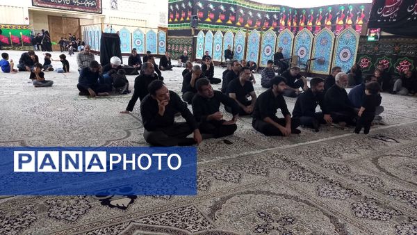 عزاداری ماه محرم در مسجد پیامبر اعظم شهرستان جم