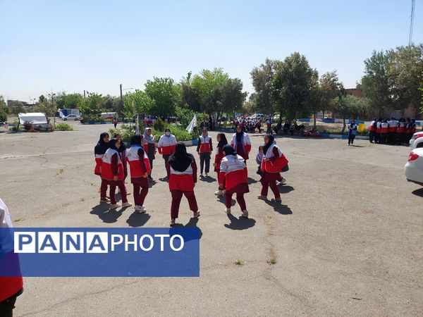 حضور دانش‌آموزان فیروزکوهی در دوازدهمین دوره المپیاد آماده دادرس