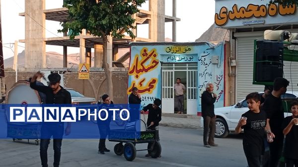 عزاداری پرشور مردم شهرستان بن 