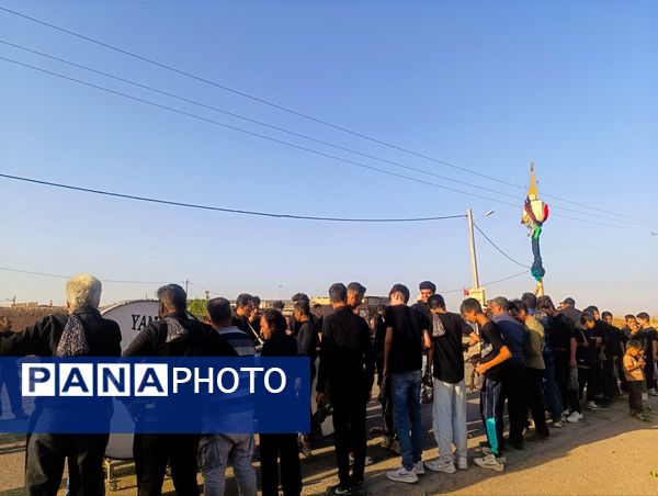 عزاداری سیدالشهدا در روستا نوری 