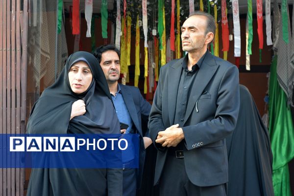 بدرقه دانش‌آموزان بهارستانی به راهیان‌نور