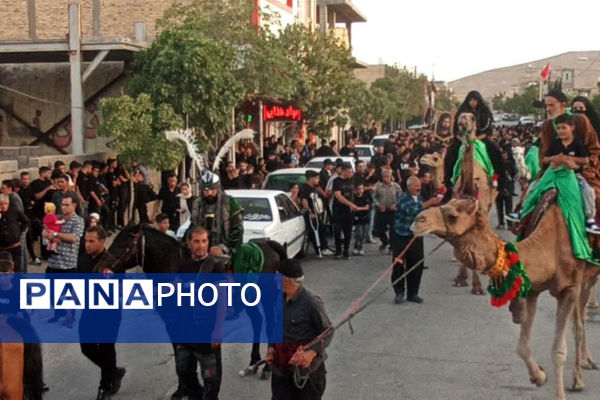 بانگ چاووش محرم و لبیک یاحسین در شهر بهمن